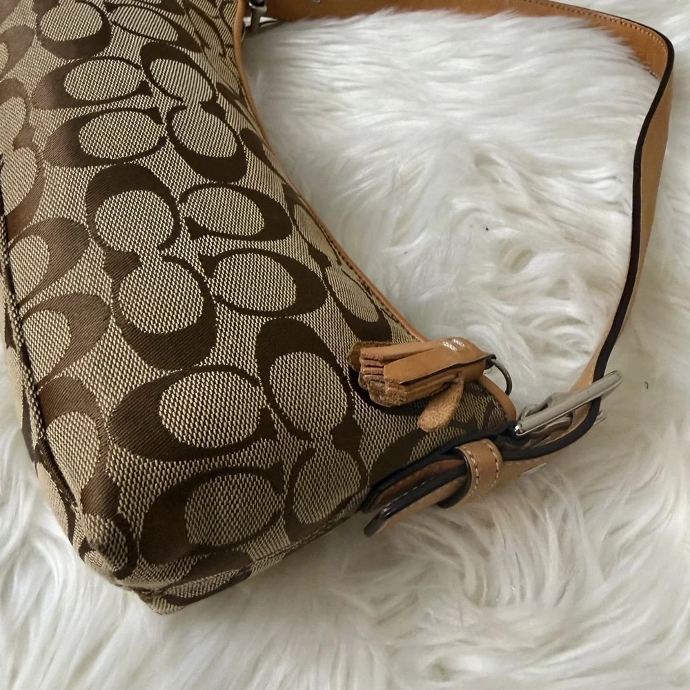Coach Tan Leather Men's Bag